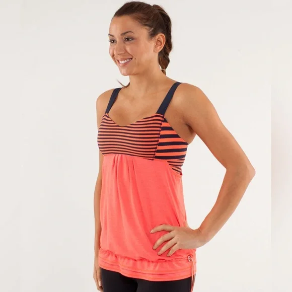 Set of Lululemon Back on Track Tank + Vinyasa Scarf Size 10 - Picture 1 of 10